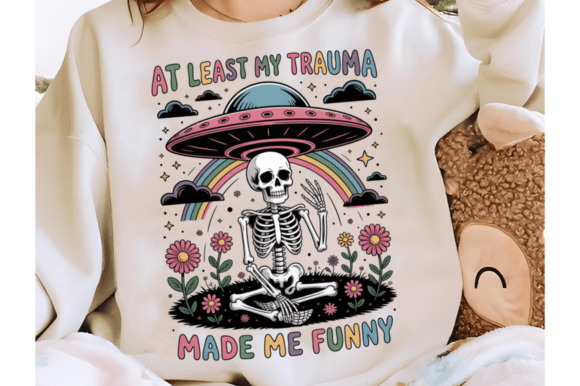 At Least My Trauma Made Me Funny Embroidery Design Review