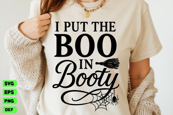 I Put the Boo SVG – Playful Halloween Graphics for T-Shirt Designs