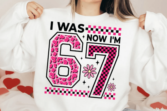 I Was 6 Now I'm 7 SVG for T-Shirt Designs