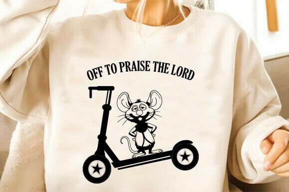 Off to Praise the Lord SVG for T-Shirt Designs