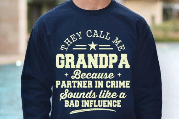 They Call Me Funny Grandpa Svg for T-Shirt Designs and Graphics